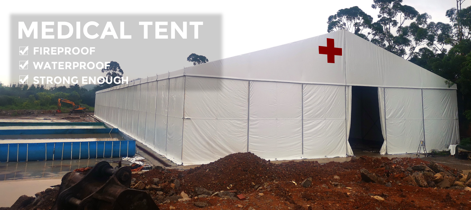 Go for relief tent