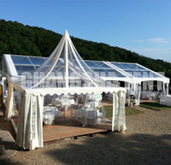 GSX-3  small transparent Clear tent material 3m