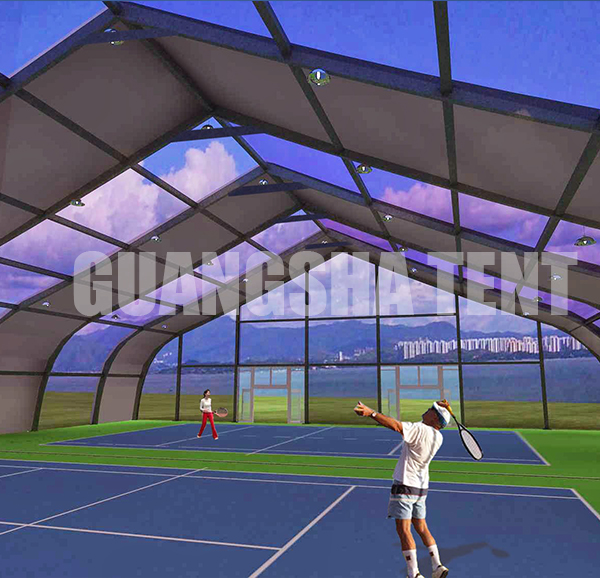 peach roof  Basketball Court Tent GSLT-20 20m