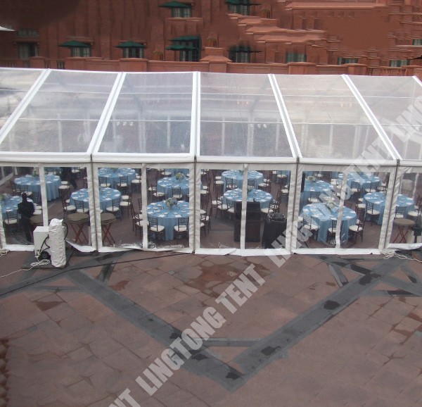GSL-12 transparent clearspan Structure Tent
