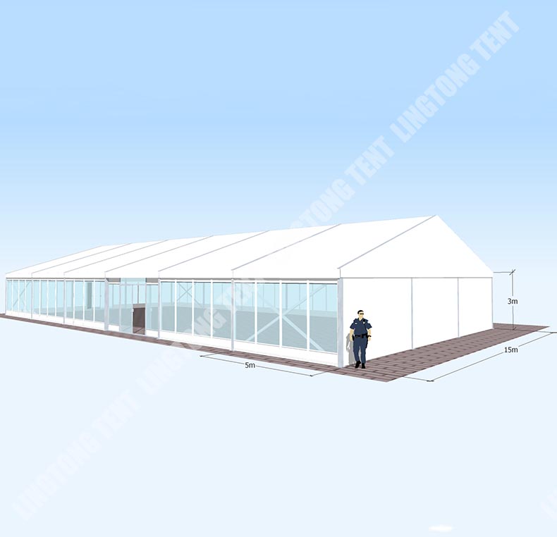 Clear Span Tent GSL-15 Width 15m