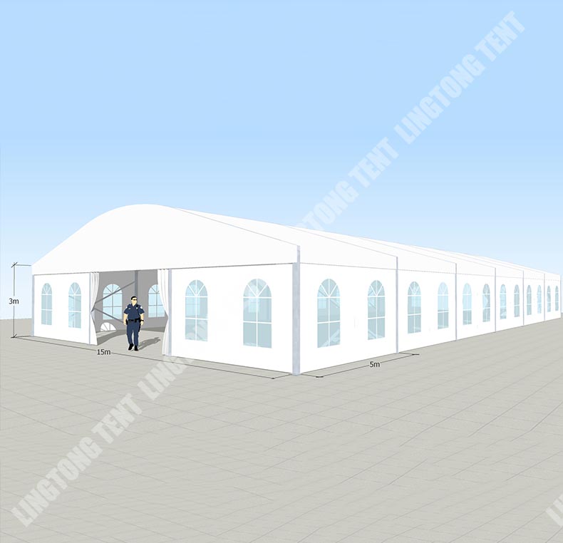 White Arcum Tent GSLH-15 15m
