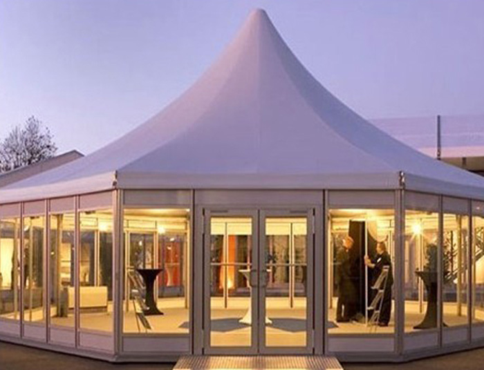 wedding tent building