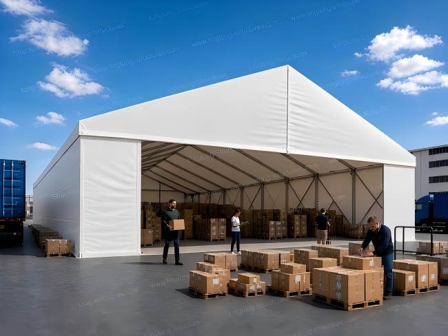 Aluminum Alloy Storage Tent Quick Setup