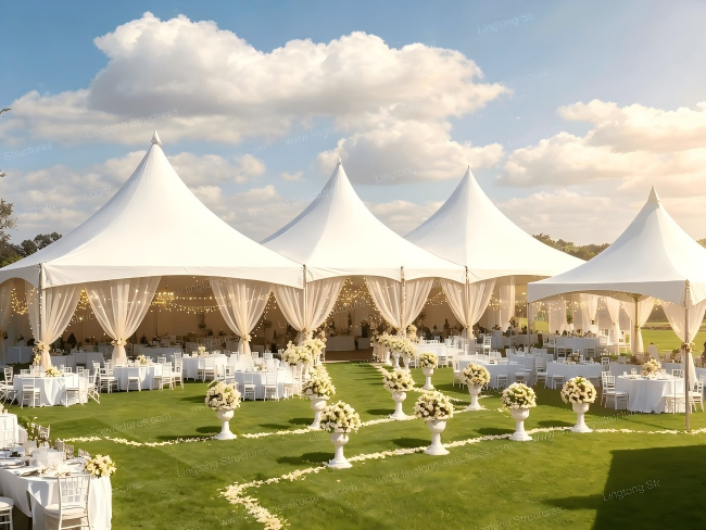 pagoda wedding marquee
