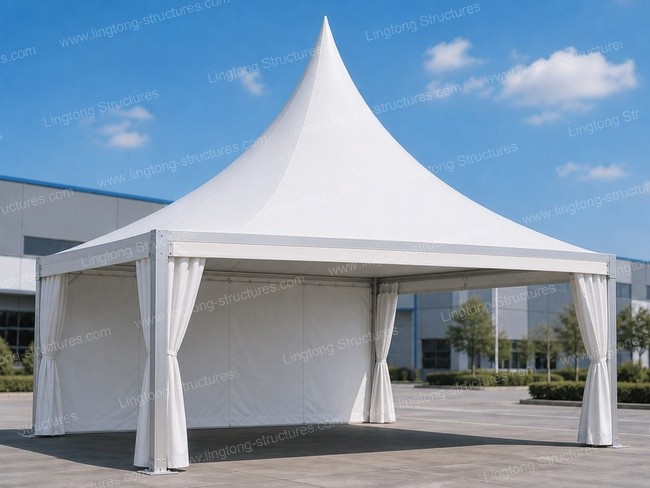 Pagoda Marquee Side View