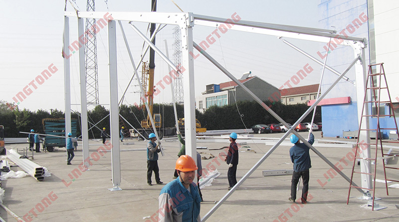 Clear frame Tent design