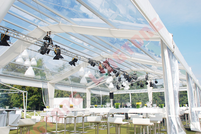 clear wedding tent