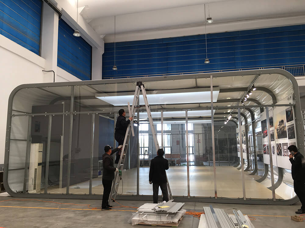 temporary exhibition structures