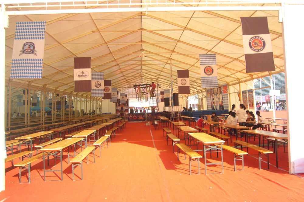 event tent for bear festival